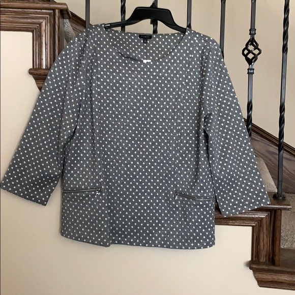 Talbots pullover polka dot shirt - Picture 3 of 5